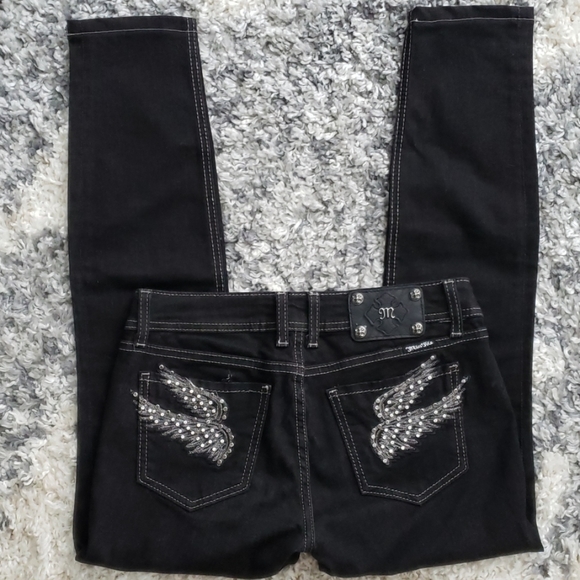 Miss Me Denim - Miss Me Black Jegging Jeans.  Size 28.